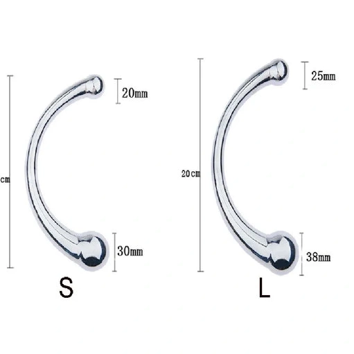 Anal Hooks Anal 5858 Double Stainless Ended Hook Steel Elegant 1001
